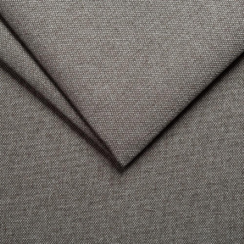 Canapé lit express SUN ELITE tweed gris silex sommier lattes 140cm assises et matelas 16cm  mémoire de forme