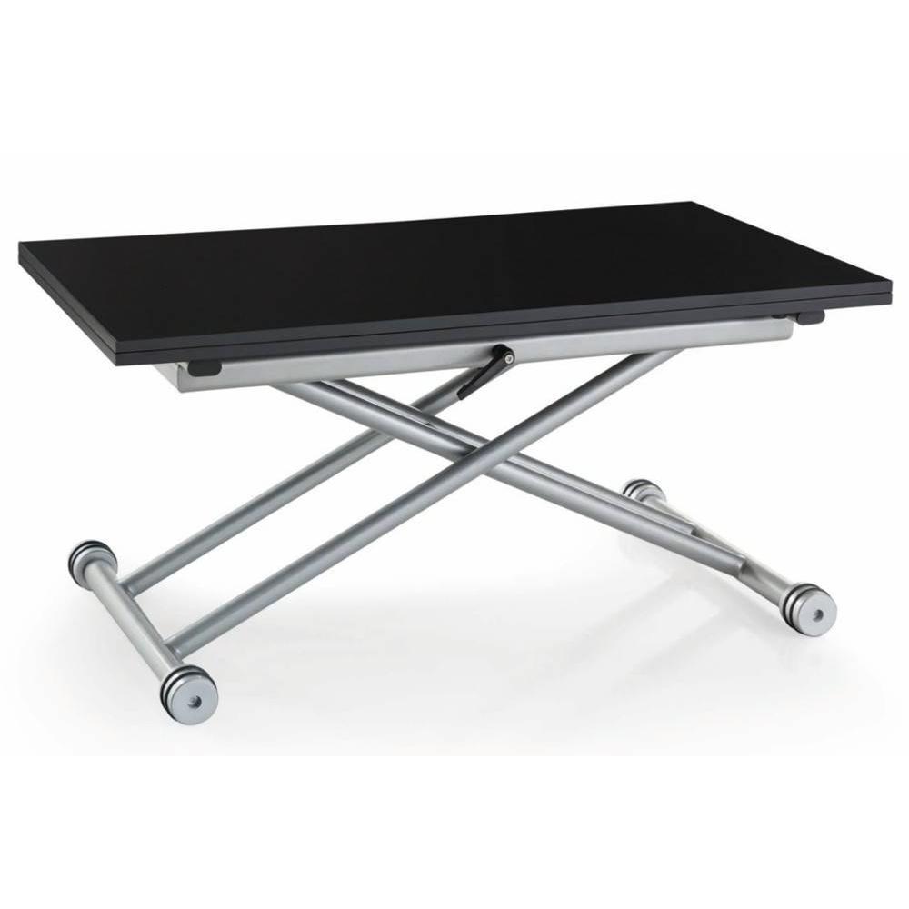 Table basse relevable extensible 2EME CHOIX  UPDOWN noire mate carbone , EXCLUSIVITÉ MAGASIN Paris 4e