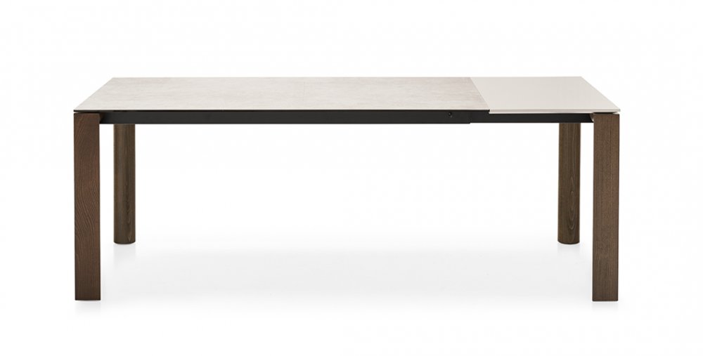 Table extensible 10 couverts DORIAN 230cm pieds bois