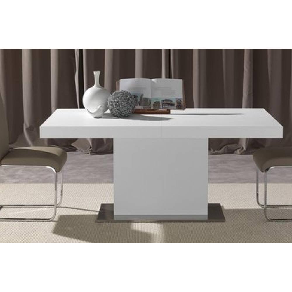 Table repas design extensible DOMUS blanche