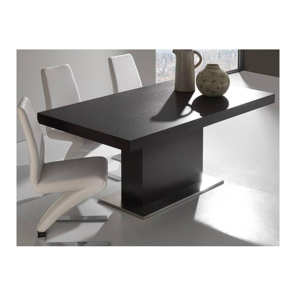 Table repas design extensible DOMUS wengé