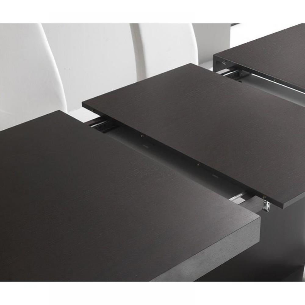 Table repas design extensible DOMUS wengé