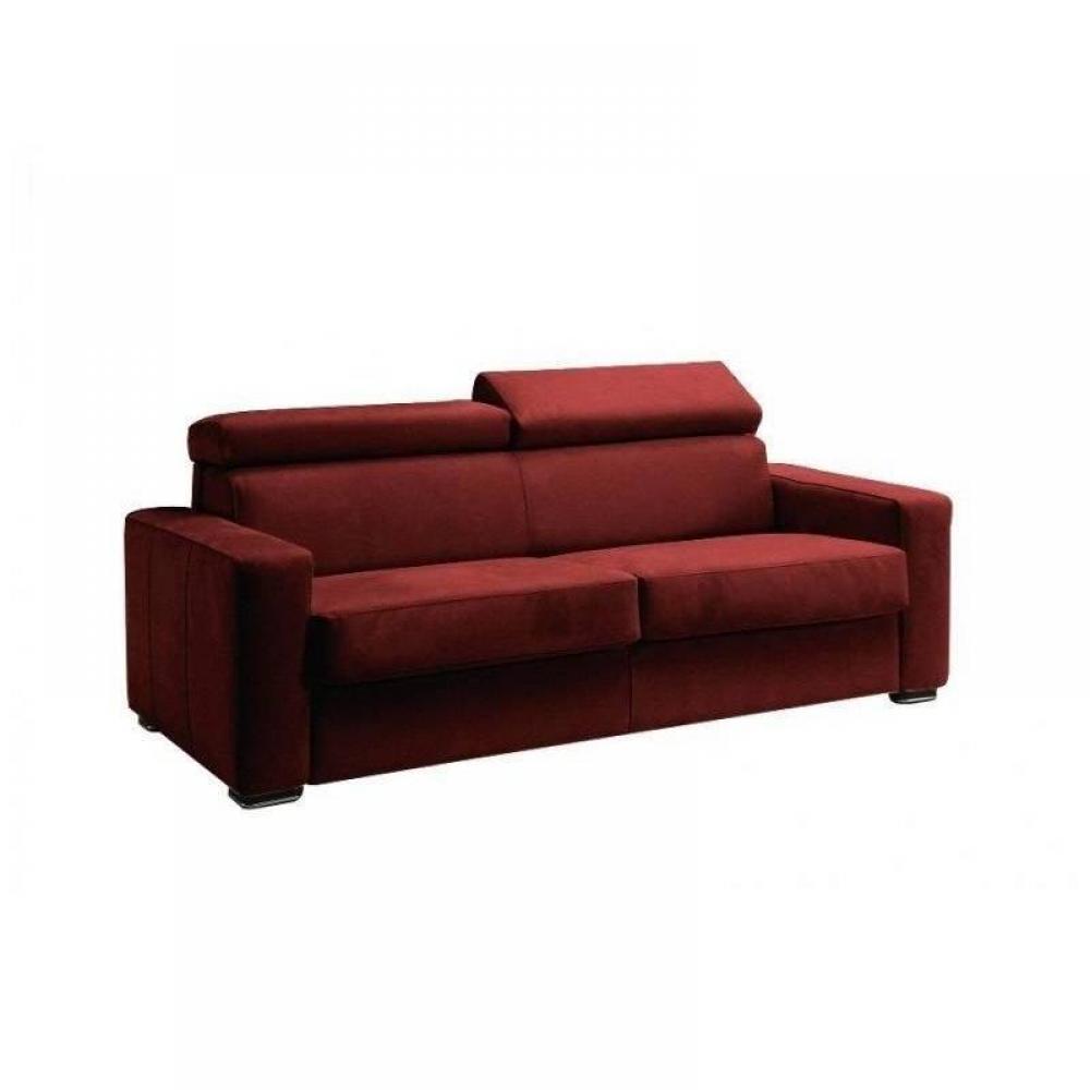 Canapé droit 2 places Tissu Luxe Design Confort