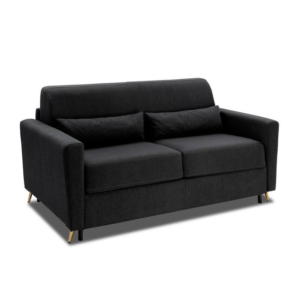 Canapé droit Gris Tissu Design Confort Promotion