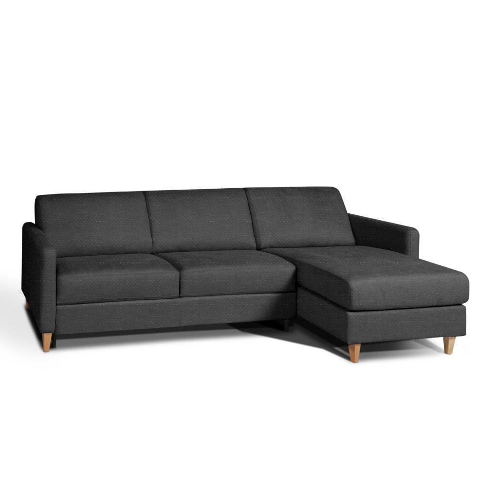 Canapé d'angle 3 places Tissu Design Confort
