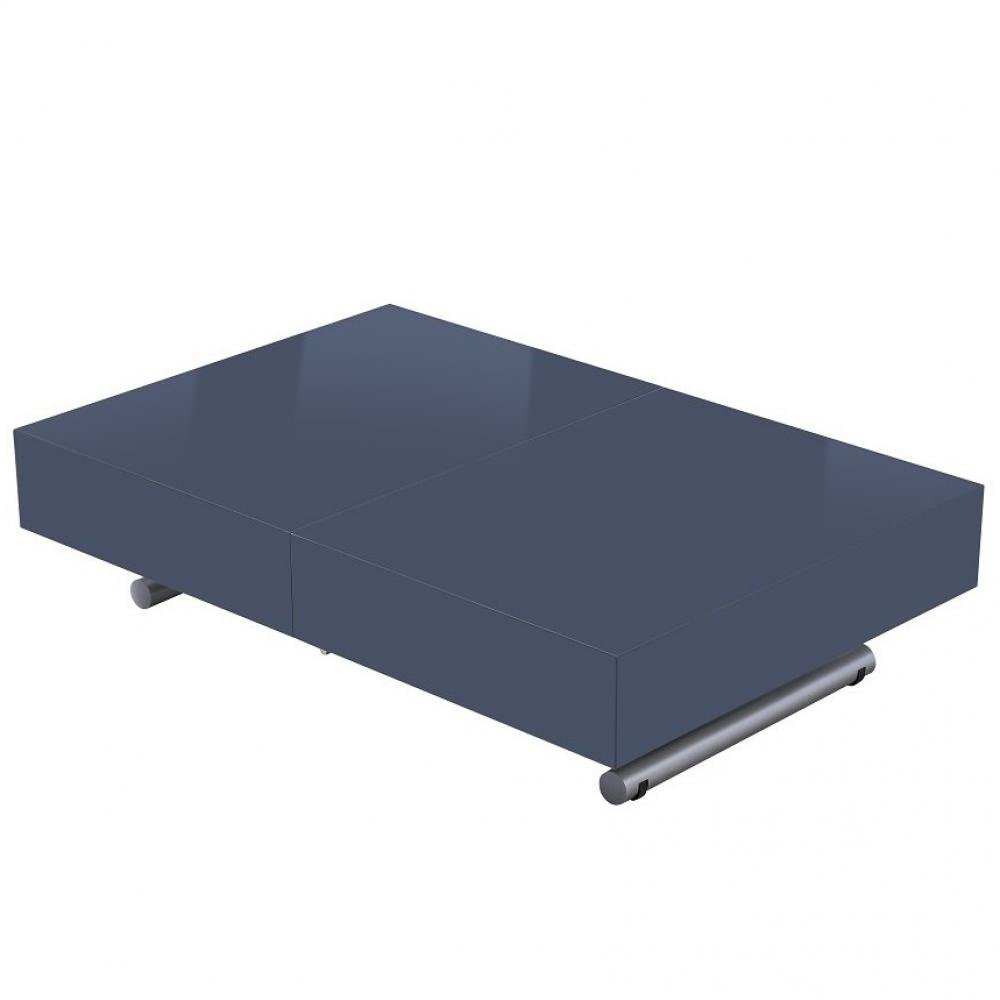 Table basse relevable extensible HARIE laquée anthracite
