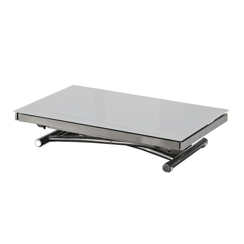 Table basse JUMP extensible relevable grise
