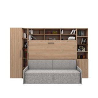 Armoire 1 porte MULTIMO largeur 50 cm chêne