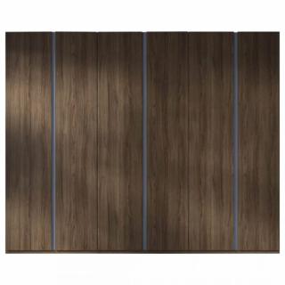 Armoire 6 portes 278,4 x 60 x 220 cm structure façade Legend poignée Perfil Cobalto