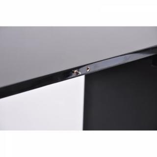 EXTEND-BAR noir, bar-console haute et extensible.