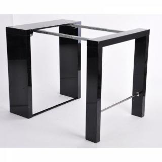 EXTEND-BAR noir, bar-console haute et extensible.