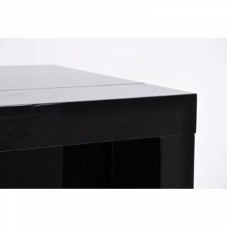 EXTEND-BAR noir, bar-console haute et extensible.
