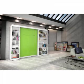 Armoire lit BERNE Couchage 140 x 190 cm profondeur 60 cm