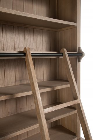 Bibliothèque avec échelle SAKOA Bois naturel