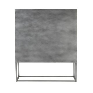 Buffet Bar  TINA  2 portes Marron Bois  / Pieds métal gris