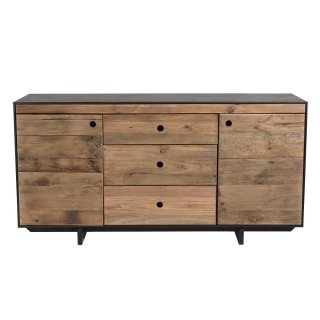 Buffet DANDY 2 portes 3 tiroirs en pin recyclé