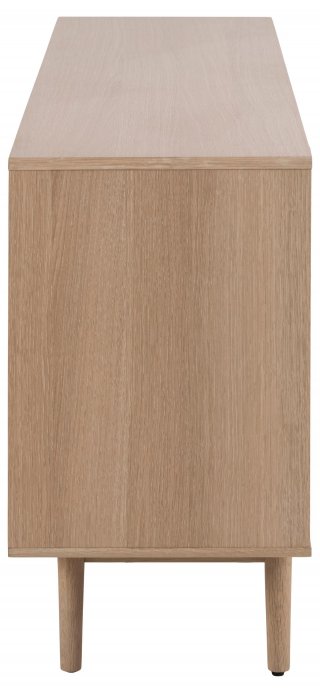 Buffet design MARTIN 2 portes 3 tiroirs Bois naturel