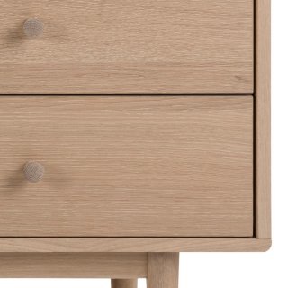 Buffet design MARTIN 2 portes 3 tiroirs Bois naturel