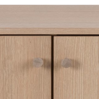 Buffet design MARTIN 2 portes 3 tiroirs Bois naturel