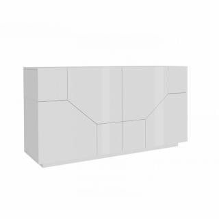 Buffet bas NALIE
blanc laqué brillant  4 portes