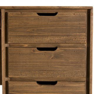 Bureau scandinave 6 Tiroirs ANDY En Bois sapin