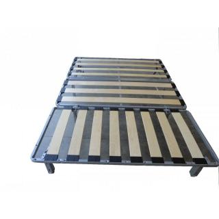 Canapé BZ convertible LOU bleu marine 140*200cm matelas confort BULTEX inclus