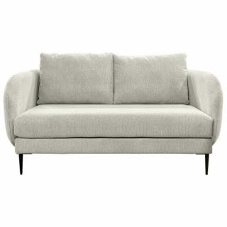 Canapé 2 places TACOMA 153 cm tissu Caleido gris perle Home Spirit