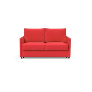 INNOVATION LIVING  Canapé NEAH SLIM convertible 140x195 tissu Elegance Red