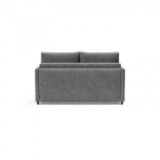 INNOVATION LIVING  Canapé NEAH SLIM convertible 140x195 tissu Twist Charcoal