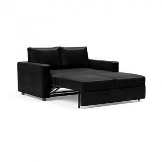 INNOVATION LIVING  Canapé NEAH STANDARD convertible 140x195 tissu Faunal Black