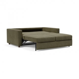 INNOVATION LIVING  Canapé NEAH STANDARD convertible 160x195 tissu Cordufine Green