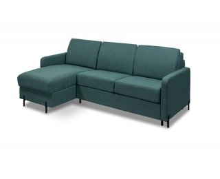 Canapé d'angle réversible  express 120 ELBE matelas 18 cm sommier lattes