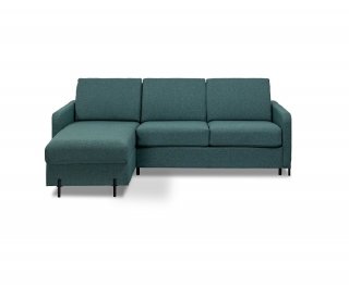 Canapé d'angle réversible  express 120 ELBE matelas 18 cm sommier lattes