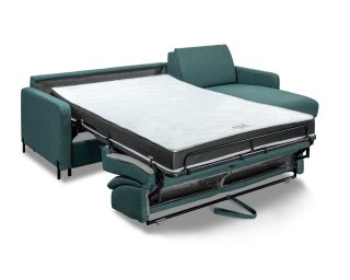 Canapé d'angle réversible  express 160 ELBE matelas 18 cm sommier lattes