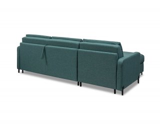 Canapé d'angle réversible  express 160 ELBE matelas 18 cm sommier lattes