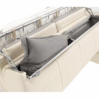 Canapé d'angle DREAMER convertible EXPRESS 160cm polyuréthane beige matelas 16 cm