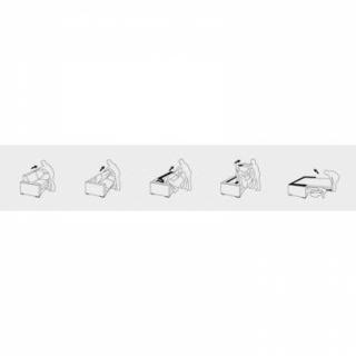 Canapé d'angle gauche MOON convertible ouverture EXPRESS 140*200cm