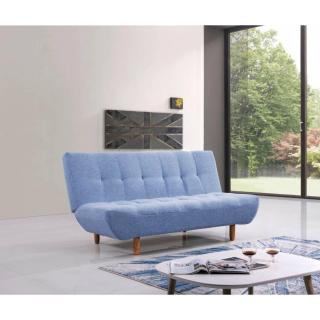 Canapé Clic Clac design scandinave VIKING tissu bleu