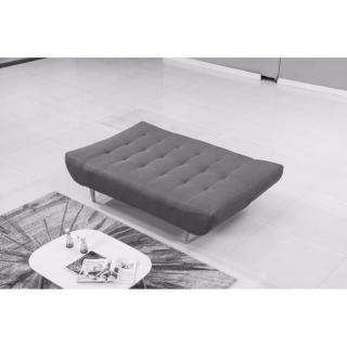 Canapé Clic Clac design scandinave VIKING tissu bleu