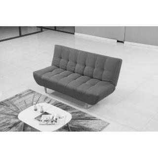 Canapé Clic Clac design scandinave VIKING tissu noir