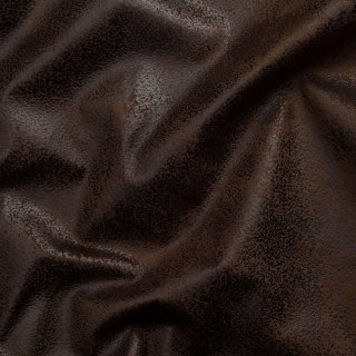 Canapé CLUB 2 places en microfibre marron vintage. MADE IN ITALY