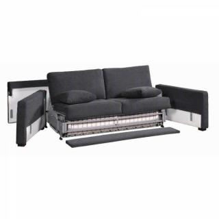 Canapé lit HOULGATE convertible 140cm ouverture express matelas confort BULTEX 14 cm Home Spirit