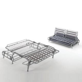Canapé lit rapide CENTER couchage express 160cm matelas mémory 20cm 