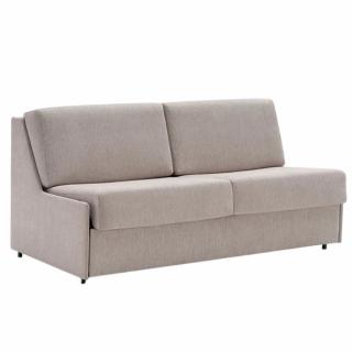 Canapé convertible express 140 cm MOON métal matelas 15 cm accoudoirs fins