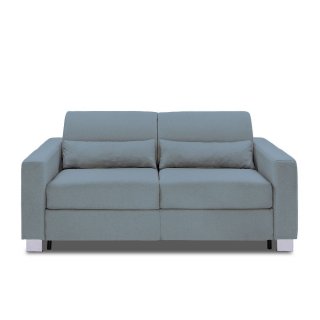 Canapé 3 places DOMUS V2 convertible EXPRESS sommier métal 140cm matelas 16cm