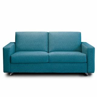 Canapé convertible express 140 HOLLY déhoussable matelas 14 cm accoudoirs larges