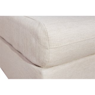Canapé panoramique modulable convertible avec coffre GARDEN beige