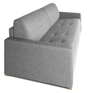 Canapé convertible express DANDY matelas 140cm comfort BULTEX® mono assise capitonnée