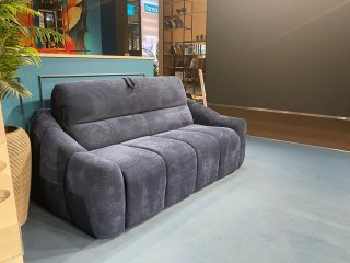Canapé convertible express NUVOLA couchage 140 cm matelas 17 cm 