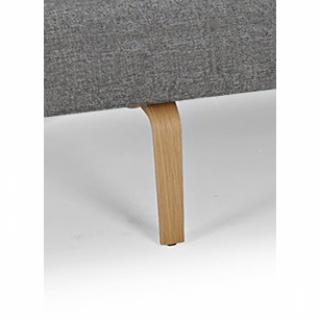 INNOVATION LIVING  Canape design ZEAL BOW convertible lit 200*70 cm tissu Elegance paprika
